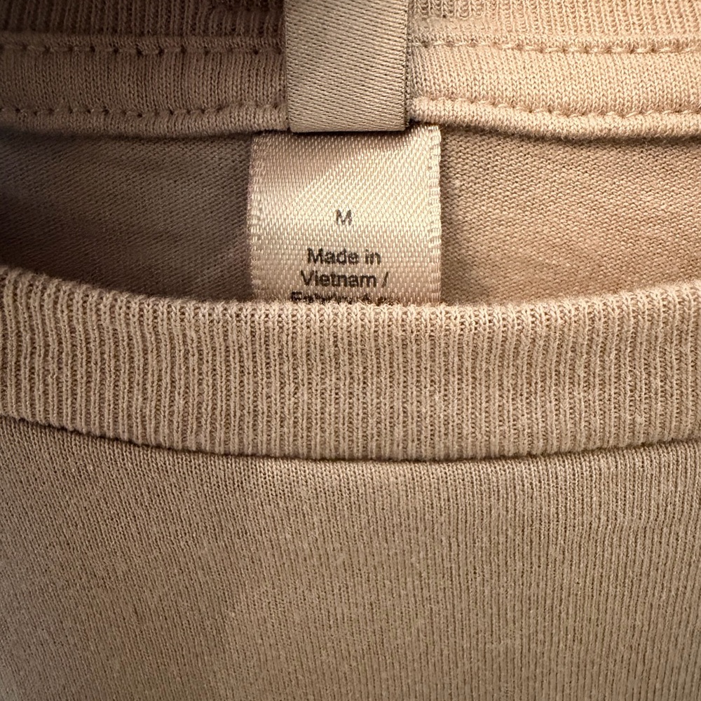 SKIMS Cotton Long Sleeve Crewneck Top in Dusty Rose - Picture 3 of 4